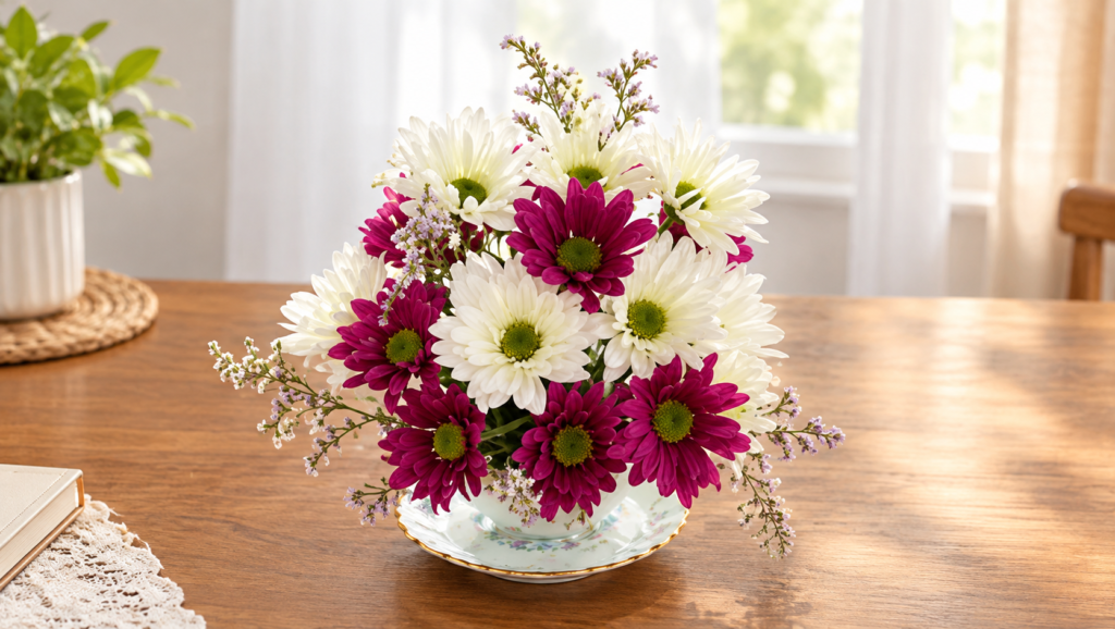 Flower Delivery Cincinnati-Daisy Teacup