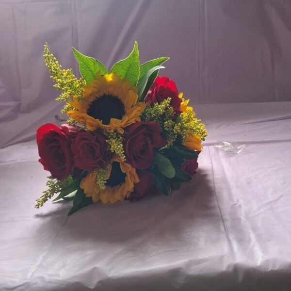 Florist Cincinnati- Sunflower Rose Casual Bouquet