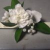 Classic White Corsage with Greenery