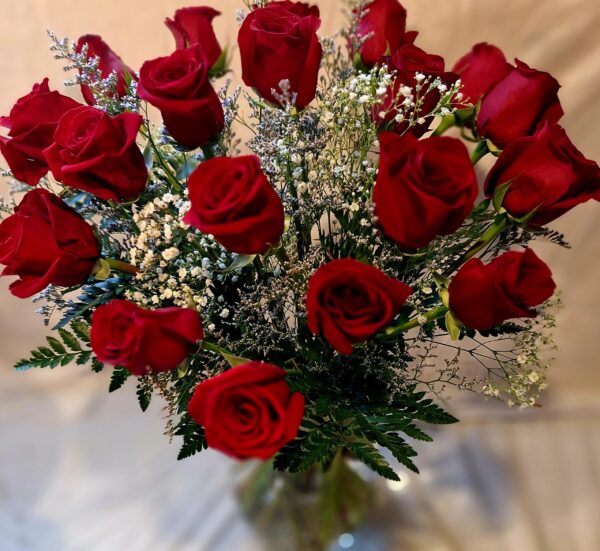 To You from HIM (Premium Red Freedom Roses Arrangement)