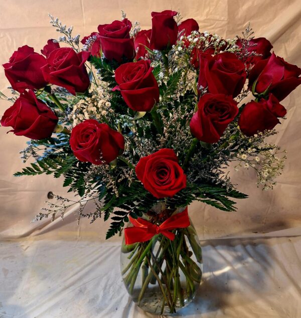 To You from HIM (Premium Red Freedom Roses Arrangement)