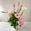 A Soft Life in Flowers A Soft Life in Flowers bouquet with roses, lilies, daisies, and carnations in a white vase, symbolizing freshness, secure delivery, and heartfelt storytelling across Cincinnati neighborhood.