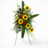 Standing Spray Sunflowers arrangement with radiant golden blooms, delivered fresh across Cincinnati and Northern Kentucky by allthepeoplesflowers.com