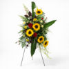 Standing Spray Sunflowers arrangement with radiant golden blooms, delivered fresh across Cincinnati and Northern Kentucky by allthepeoplesflowers.com