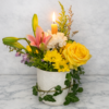 Designer Choice Sympathy Centerpiece with premium fresh flowers, delivered by local Cincinnati florist across Northern Kentucky.