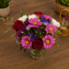 Elegant white floral bouquet with lush greenery, handcrafted by All the People’s Flowers, local Cincinnati florist.